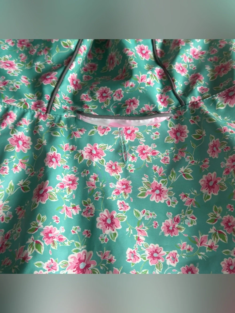Worthy Dog London Floral Watercolor Hooded Dog Raincoat XXL